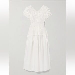 Worn once Doen Leanne Dress in white size small